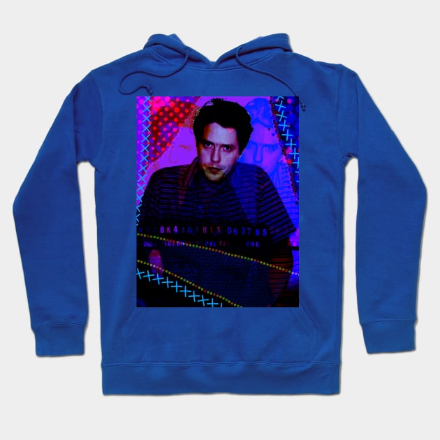 Hugh Grant Mugshot Hoodie by SABREart